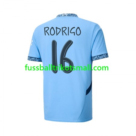 Fußballtrikots Manchester City UCL Font RODRIGO 16 2024-2025 Kurzarm Heimtrikotsatz kaufen